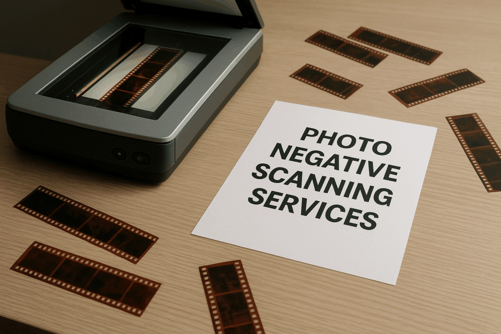 Photo negative scanning